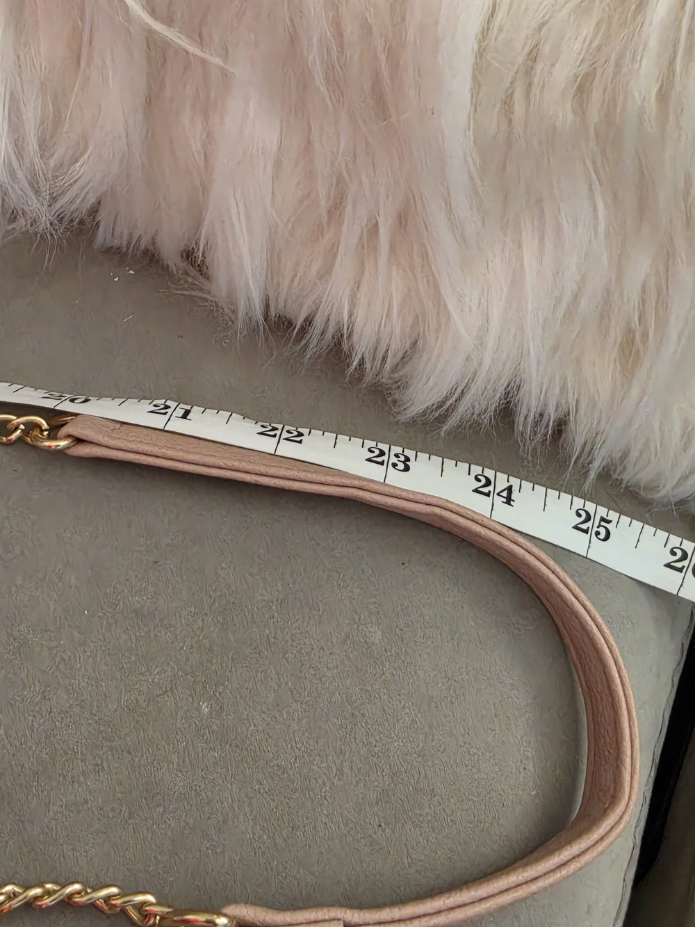 Quilted Blush Pink Crossbody Bag Double Zipper - Picture 12 of 13